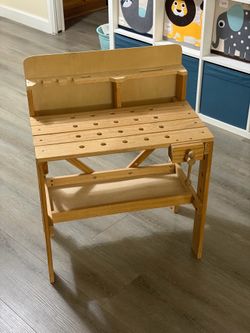 Free kids work bench