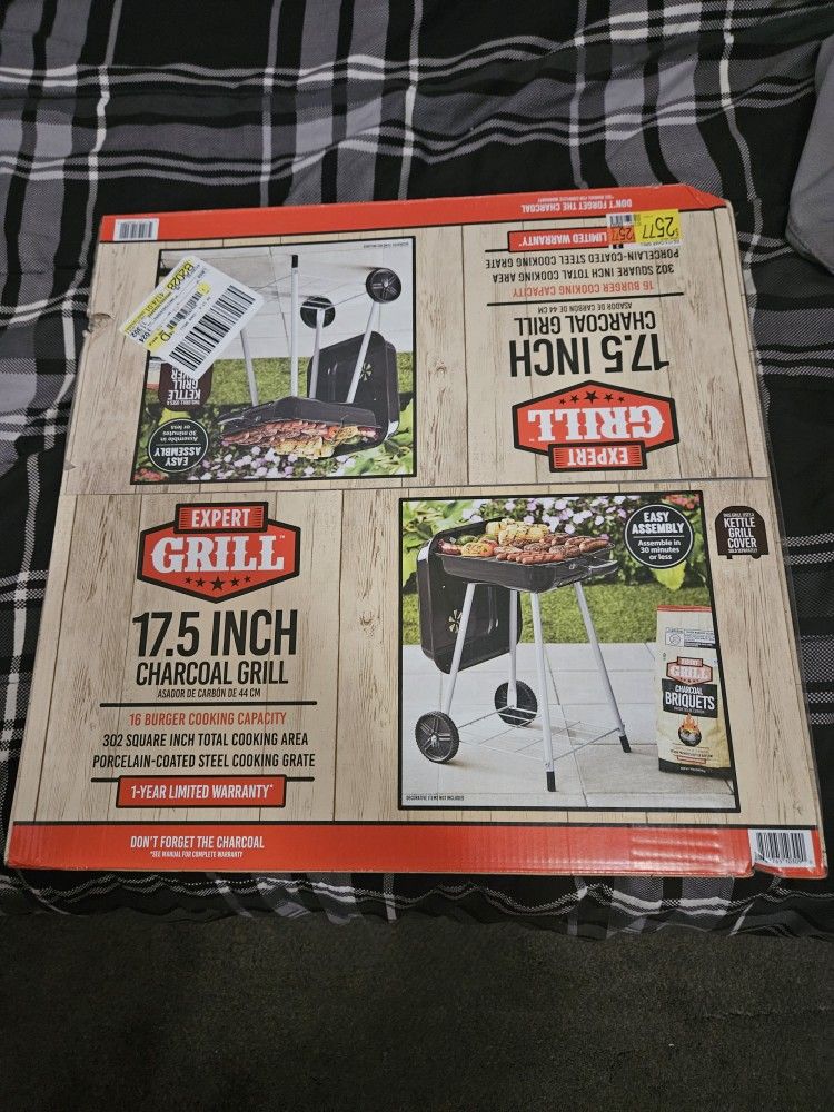 New Expert GRILL 17.5 Inch Charcoal Grill for Sale in San Jose, CA