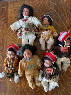 Vintage Fritz’s Basket Babies Gustave Wolff Doll Lot of 6 American Heritage