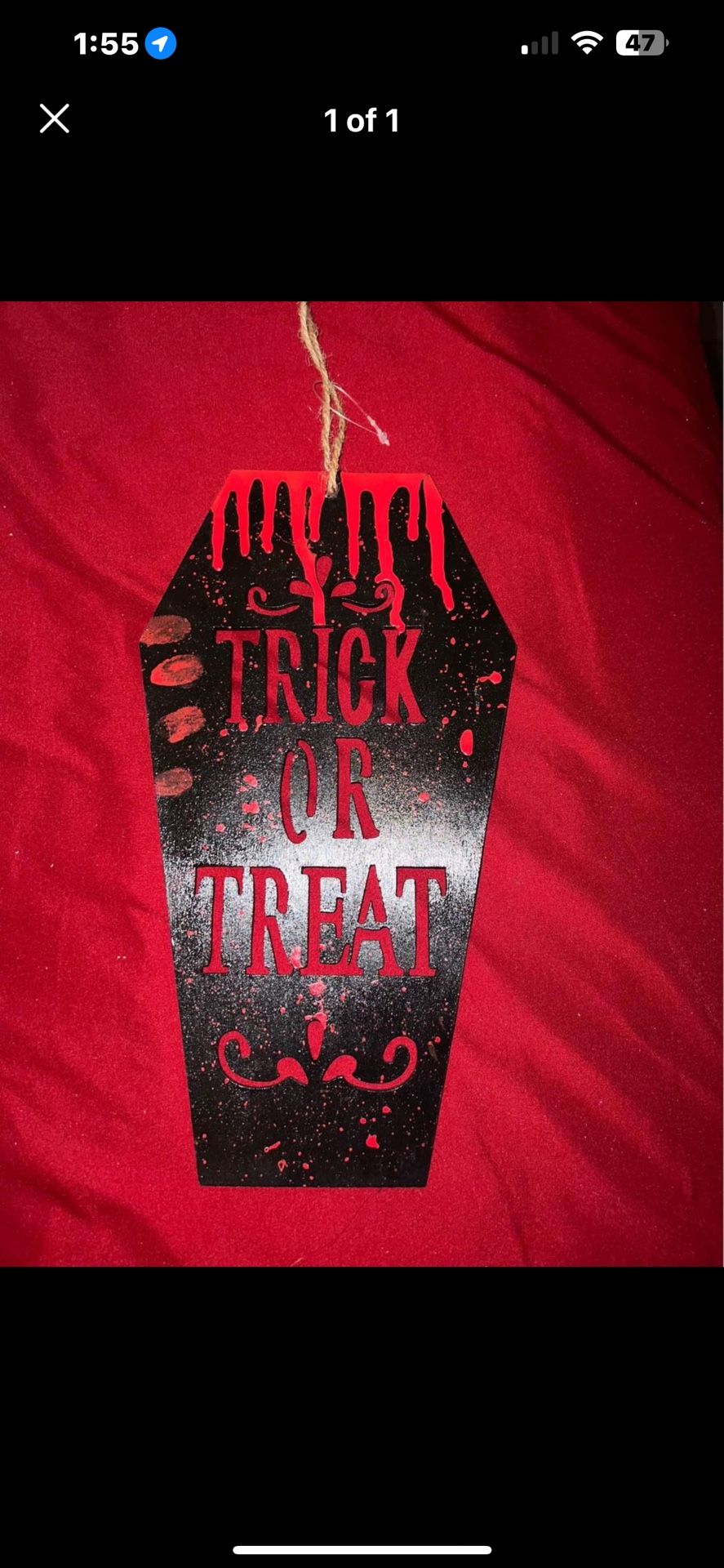 Hand Painted By Me Halloween Decor