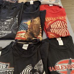 25 Harley Davidson Tee Shirts 
