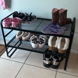 Metal Shoe Stand $10