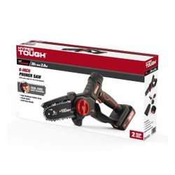 HYPER TOUGH 20-Volt 6" Mini Chainsaw with Battery & Charger (HT13-401-003-03)