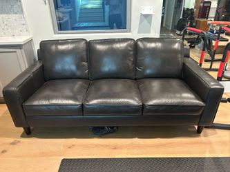 Leather couch