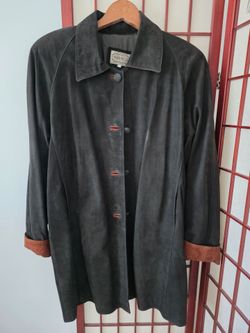 Genuine Leather Suede Long Coat/Jacket