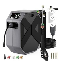 "Pressure Washer 100ft ,wall mounted high-pressure washer with Bluetooth control,  NEW 
B4-8N
Brand new in box "