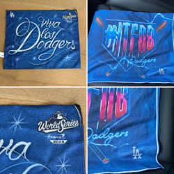 Set of 2 Dodgers World Series rally towels