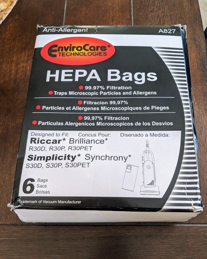 Riccar | Simplicity Vacuum Bags