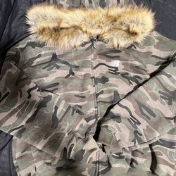 Camo Fur hoodie