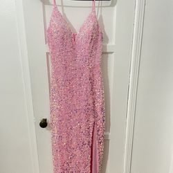 Pink prom dress 