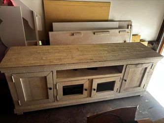 74 in TV Stand Media Console Rustic Traditional Farmhouse Modern 74” W x 28” H x 20” D