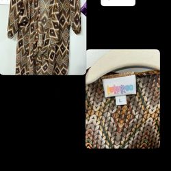 Animal print cover up