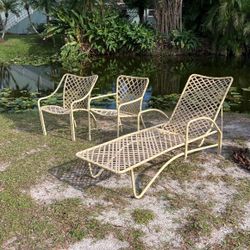  Patio Furniture 3 Pieces Brown Jordan Tamiami