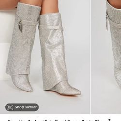 Fashion nova Diamond Boots 