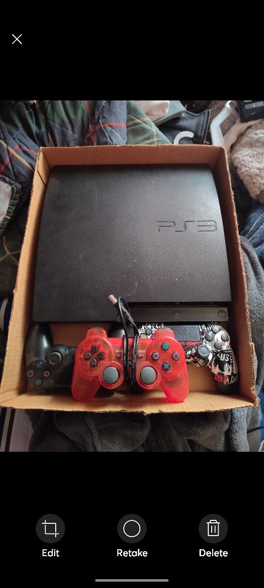 PlayStation 3 With Controller