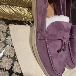 Women's Round Toe Flat Loafers Comfort Slip On lightweight, loafer shoes size 6