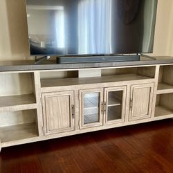 Entertainment Stand 91.5” Wide 16.5” Long 32” Tall