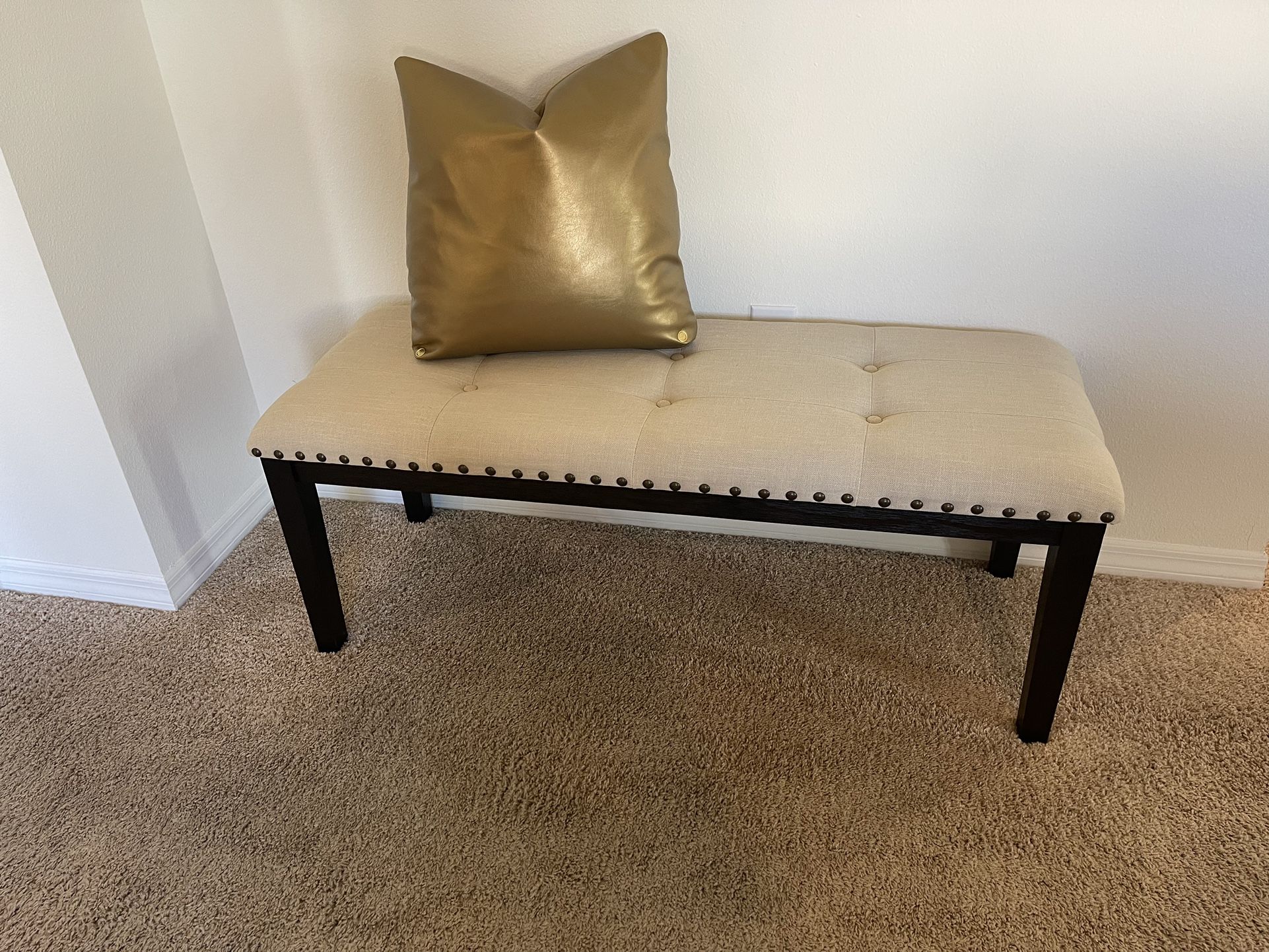 Bench With Tack Trim - Used For Staging Purposes Only 