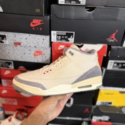 Jordan Muslin 3s size 12 USED But Clean 