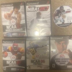 Ps2 Assorted Sports Games $5 Each Or $25 For All 