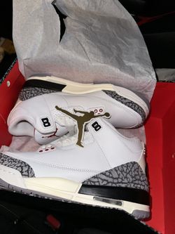 White Cement Jordan 3s