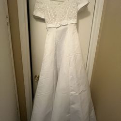 Satin Wedding Dress 