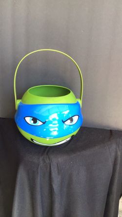 Collectible teenage mutant ninja turtles candy bucket