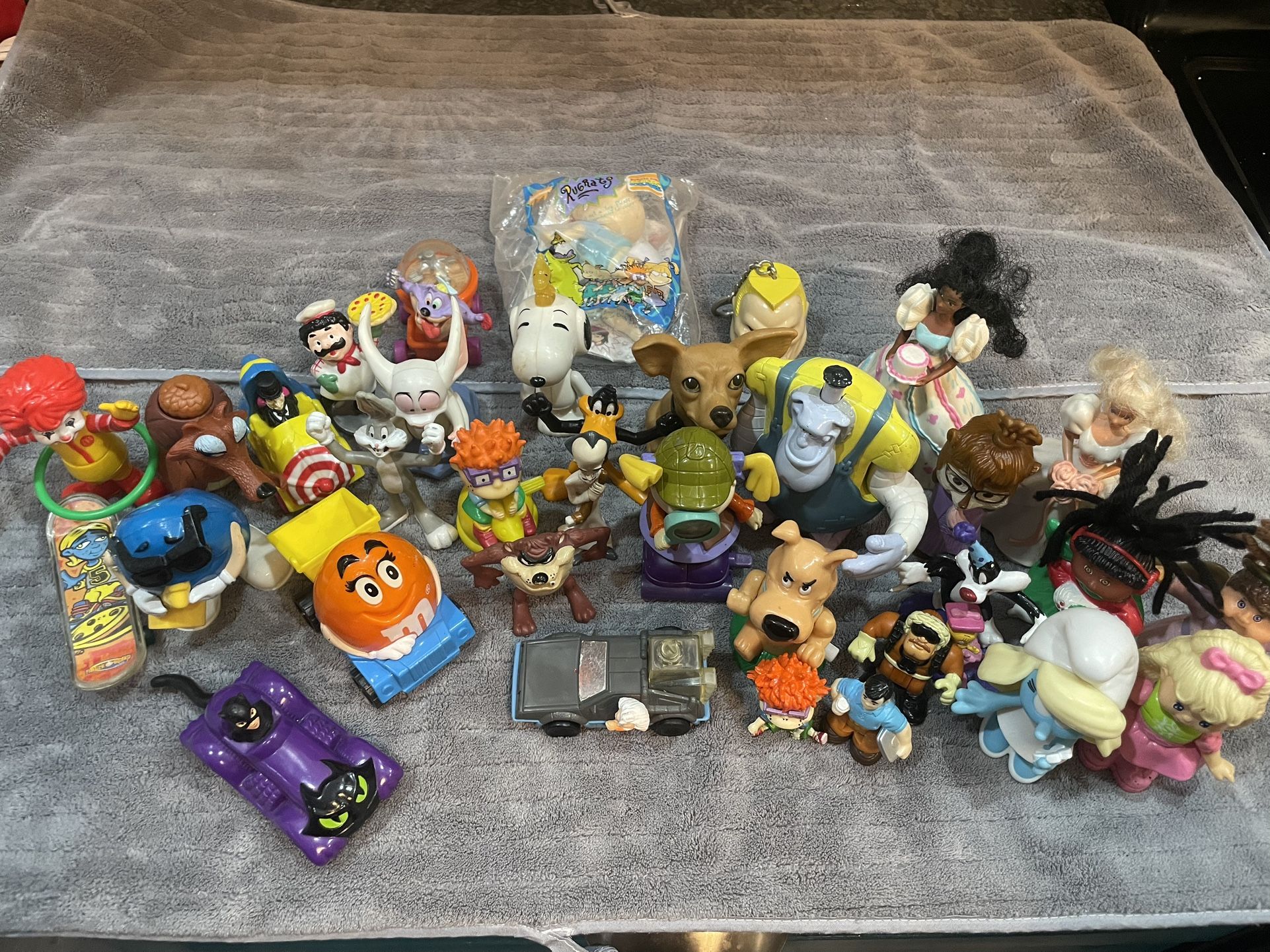 Vintage 1990’s Rugrats Back To The Future WB Barbie Toys Lot