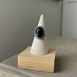 Black Onyx Statement Ring ( firm on price  )
