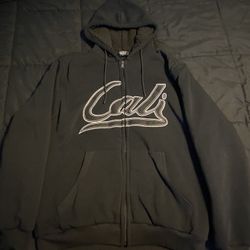 Original Deluxe Supply “Cali” Sherpa-Lined Zip-Up Hoodie (Size M)