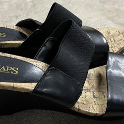 Shoes - Shoes - Chaps Rhoda Women's Slip-On Wedge Dress Sandals - Women 10B ( Never Worn) Fast Ship!!!