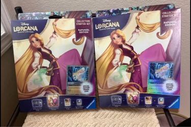 Lorcana Disney rapunzel edition cards