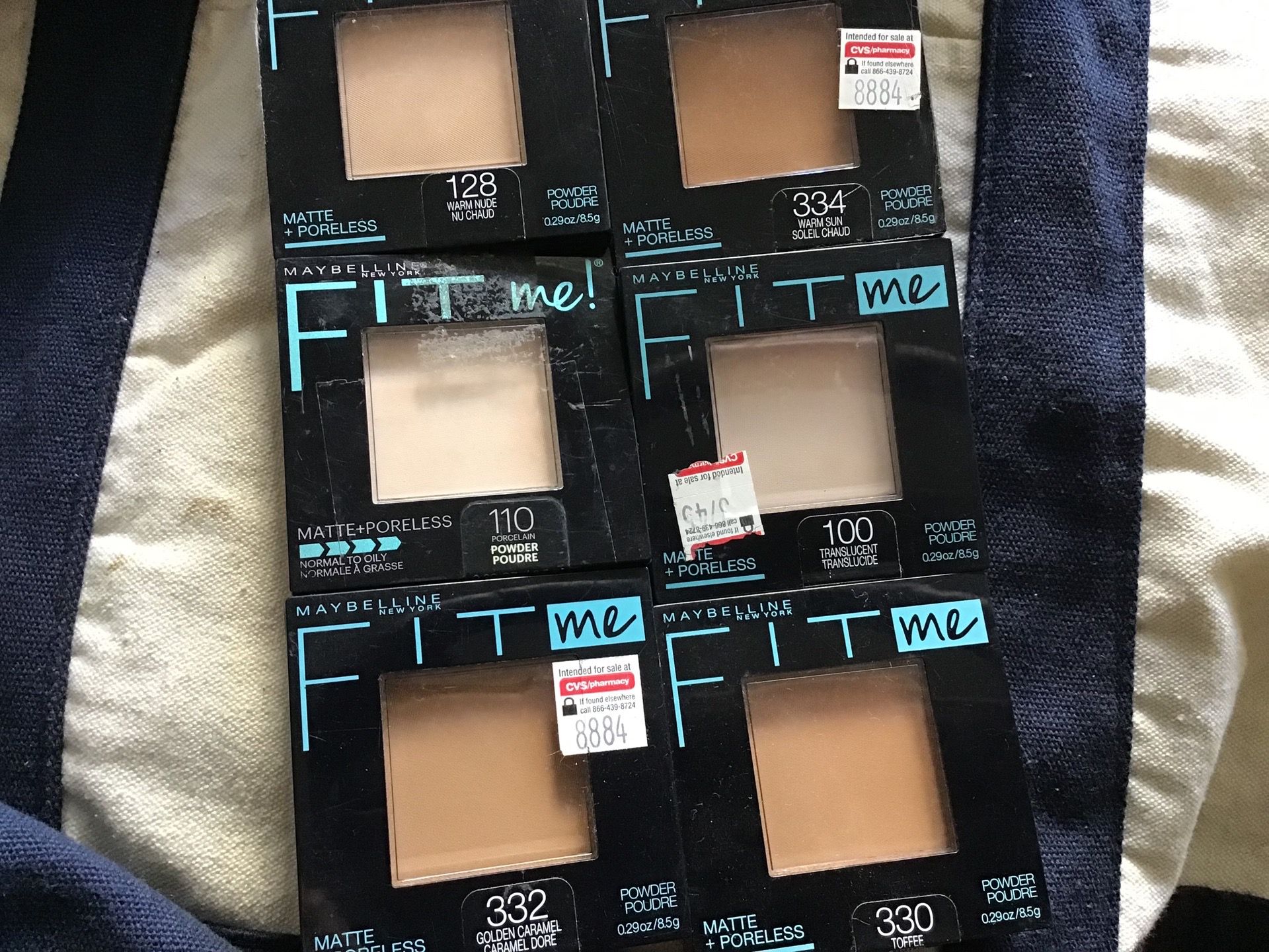New Maybelline fit me powder foundation