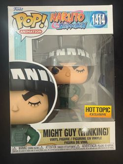 Funko Pop! Animation Naruto Shippuden Might Guy (Winking) #1414 Hot Topic