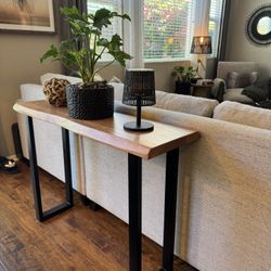 Beautiful Live Edge Console Table