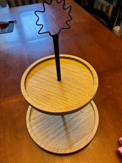 Two level Farmhouse serving  tray