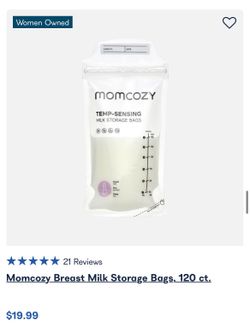 Mom cozy milk storage bags
