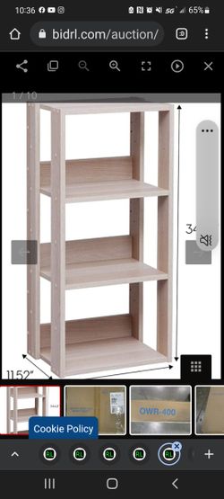 3 Tier Self Unit, Open Shelf, Small Shelf Unit,  Book Shelf