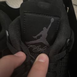 Jordan 4 BLACK CATS size 8 mens 