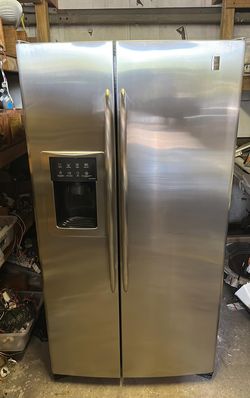 GE Side-by-Side Stainless Steel Refrigerator
