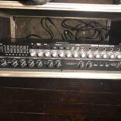 Mic Processor And Karaoke Mixer With Rack Case