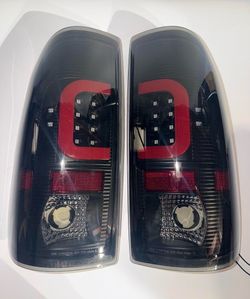 1997 to 2003 Ford F150 Red C-Bar Smoked Reverse Lamps Taillights micas Calaveras