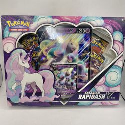 Pokemon TCG - Galarian Rapidash V Box – Factory Sealed - Sword & Shield - New