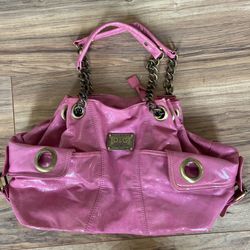 Rare Dolce Gabbana Pink Handbag Satchel 