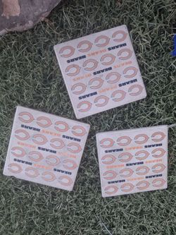 Vintage Chicago Bears Tile Coasters (set of 3)