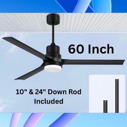 60-Inch Ceiling Fan with Remote Control