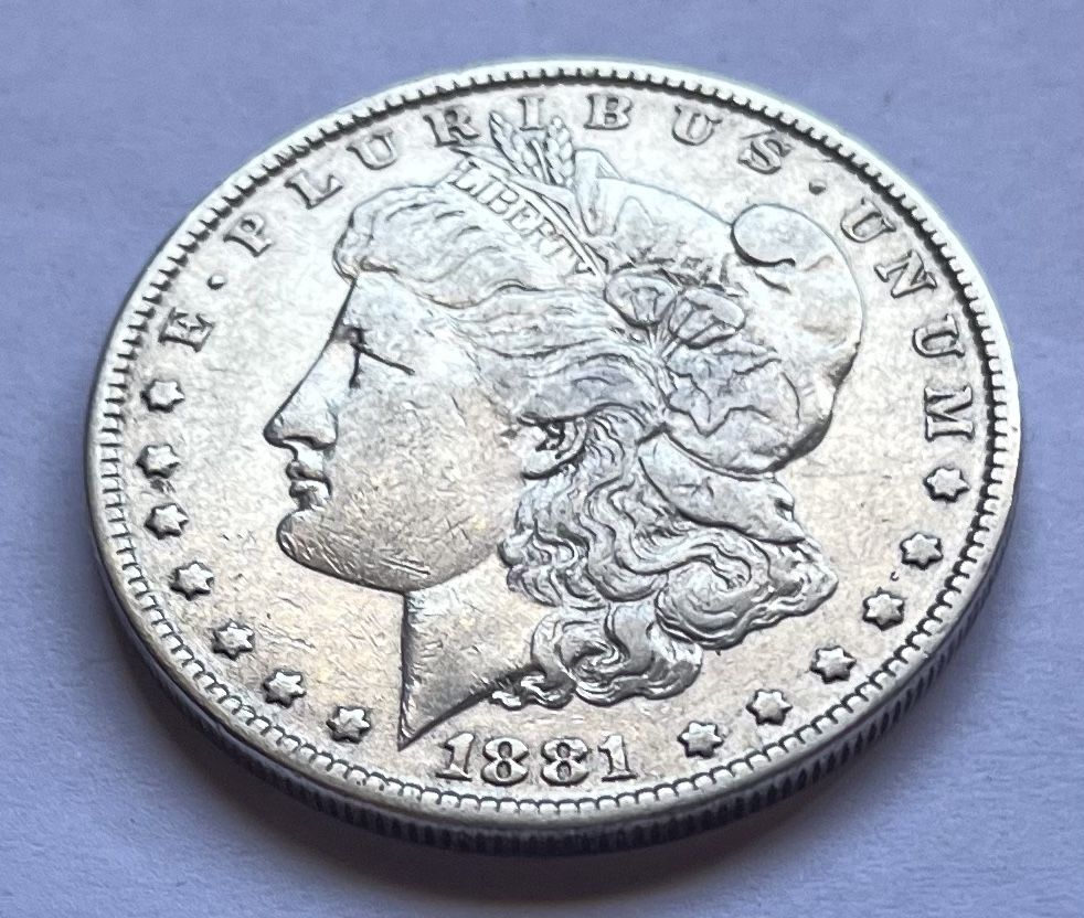 1881 P Morgan Silver Dollar Excellent Condition 