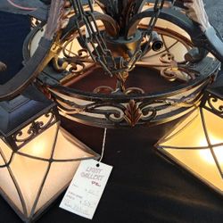 Feiss 4-Light Chandelier - Palladio Finish (Model 2011/4PAL) - Tested & Working  $150 Obo