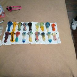 18 New Custom Weed Pipes 