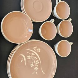 16 Pcs Vintage Harkerware Dinnerware